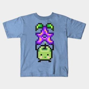 Green Junimo with Stardrop Kids T-Shirt